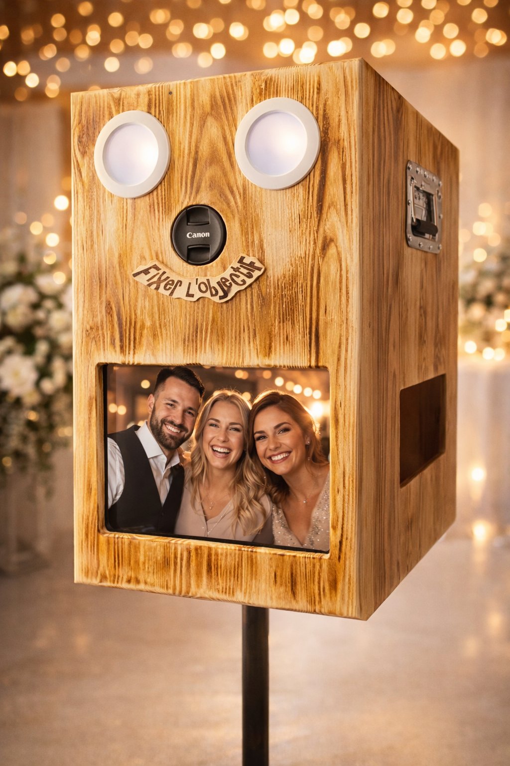 Borne a selfie Bois location Moselle mariage anniversaire