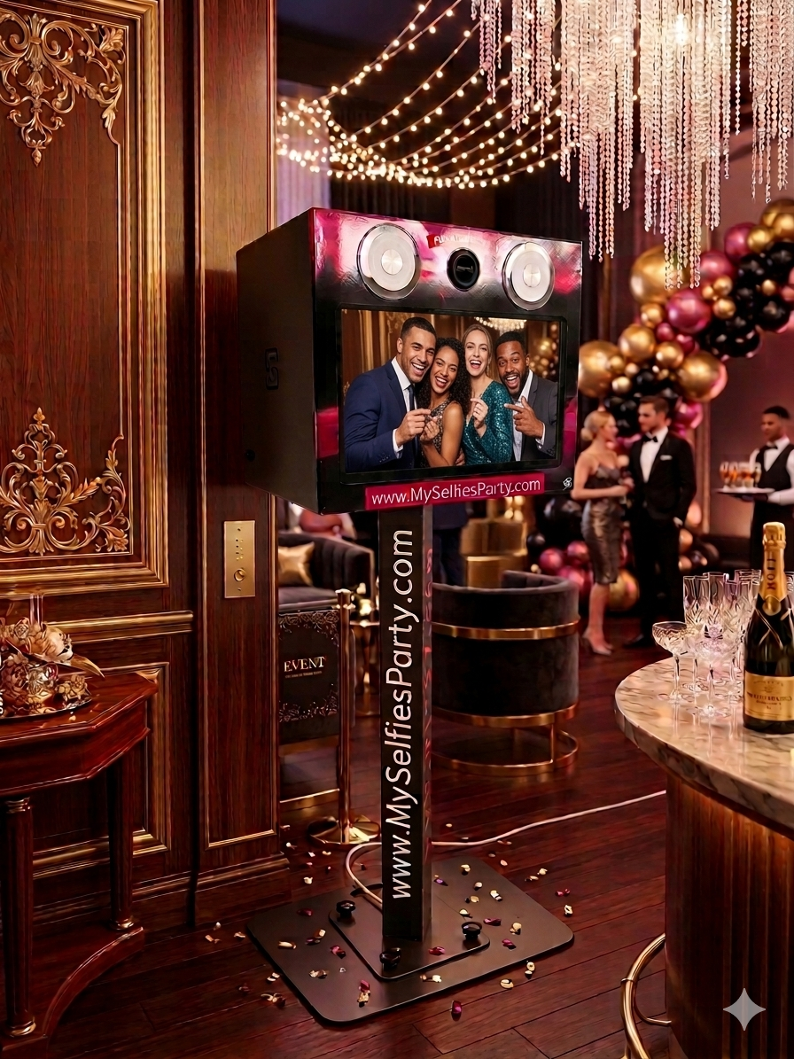 Borne a selfie Metal premium acier brosse location Moselle